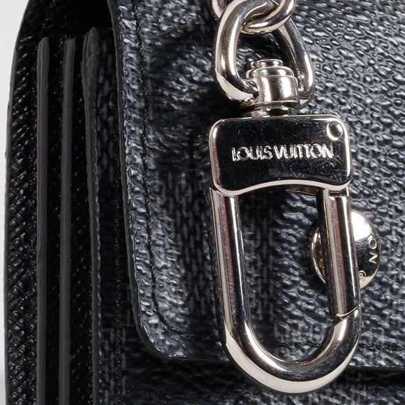 Louis Vuitton Damier Graphite Chain Wallet - Picture 6 of 12